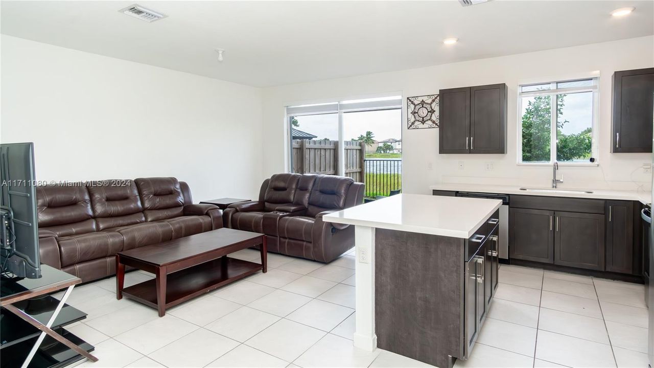 Tile floors; Nice natural light