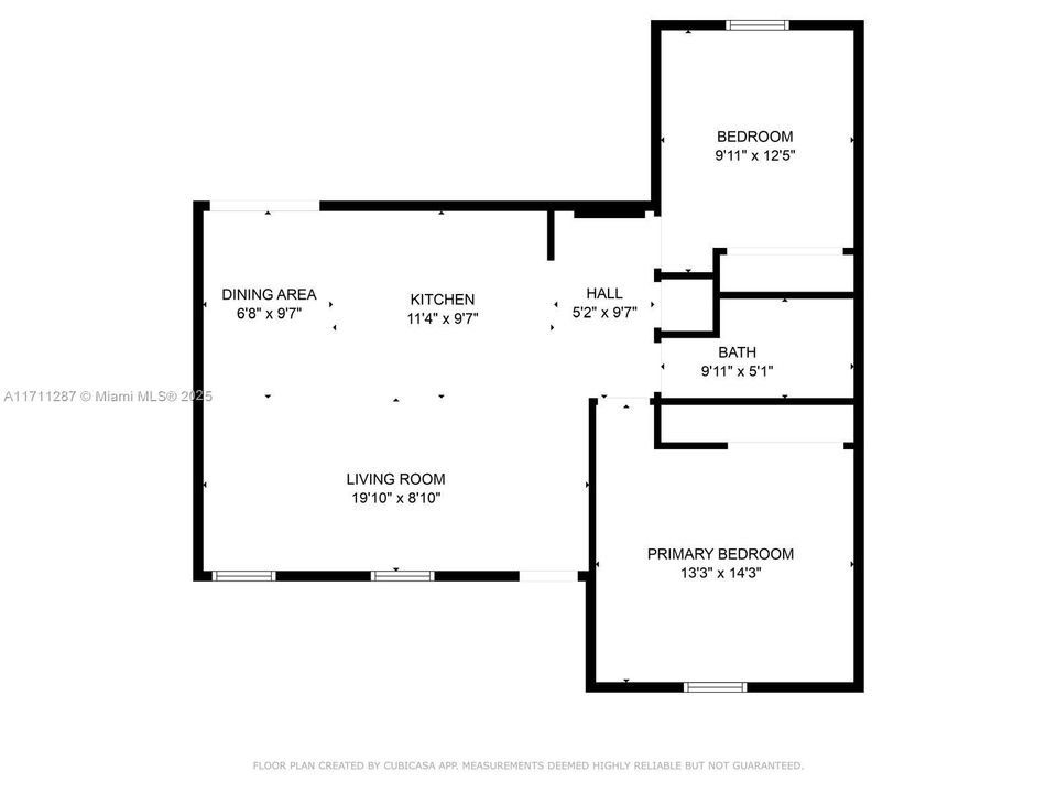 На продажу: $369,999 (2 спален, 1 ванн, 1140 Квадратных фут)