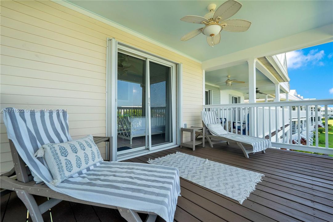 Downstairs Balcony