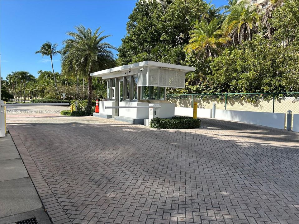 Front gate - 24 hr. security