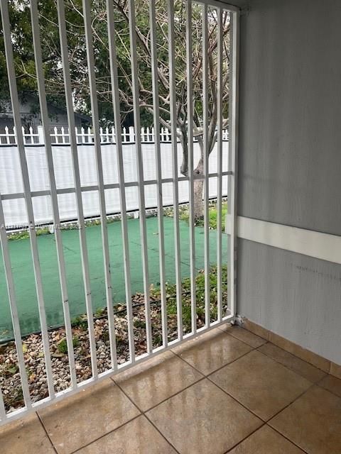 Fenced Porch