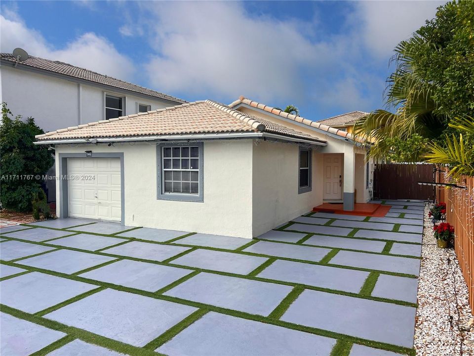 House and Driveway