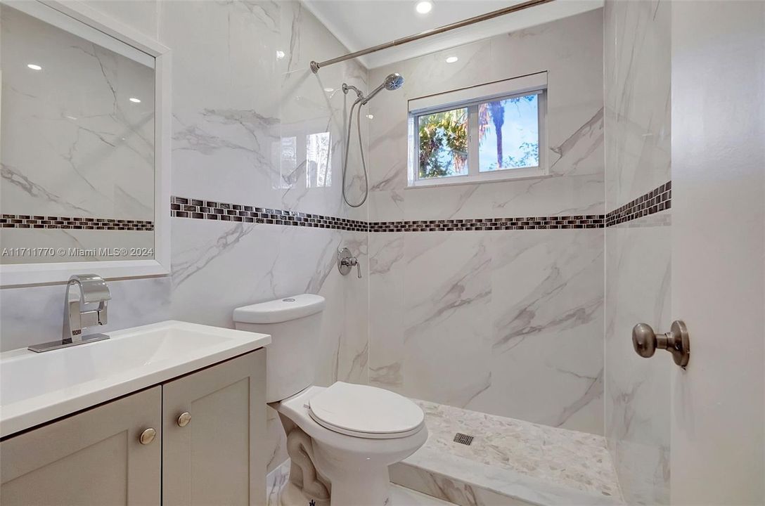 Renovated bathroom