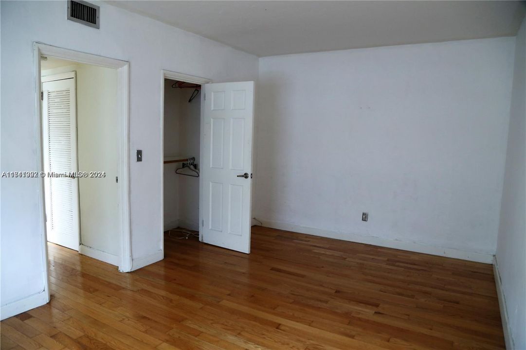 Large Bedroom closet view