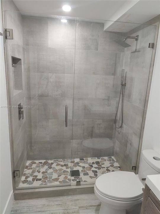 Downstairs shower