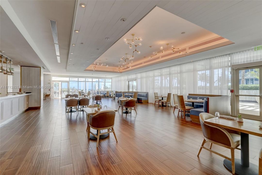 One of on-site dining areas with wide array of   culinary options.