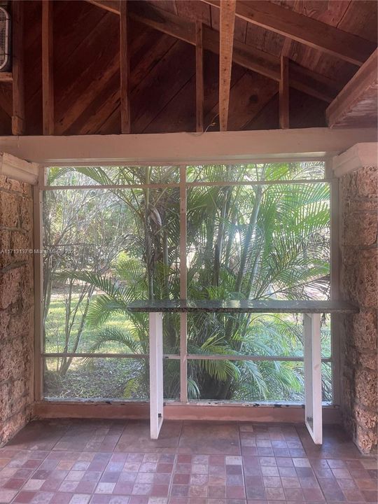 A View from Patio of the grounds.