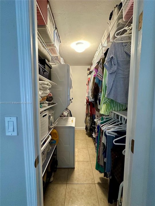 Large Walk-In Closet.