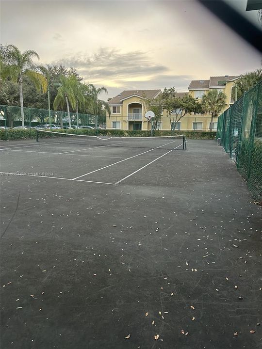 tennis/ basketball court