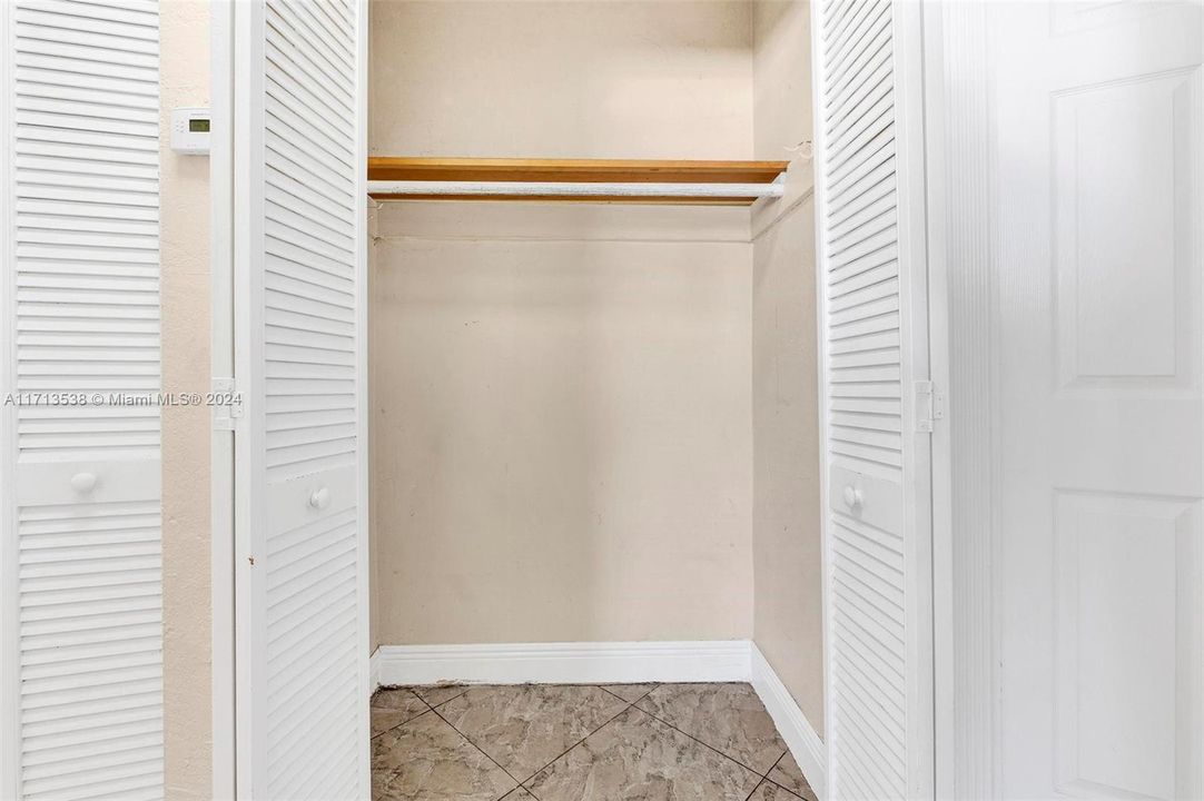 Hallway closet