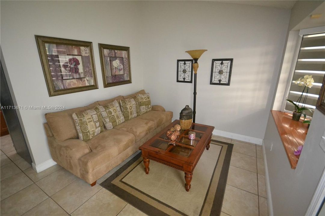 View Living Room entry into home