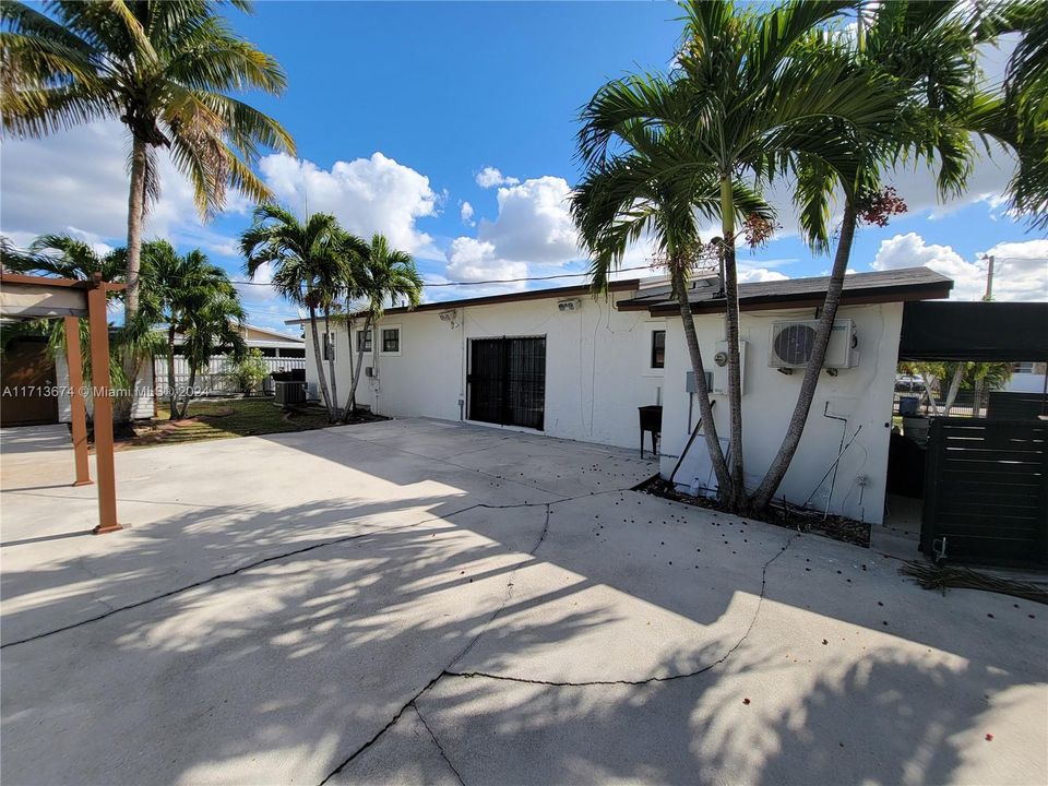 EXTERIOR REAR OF THE HOME