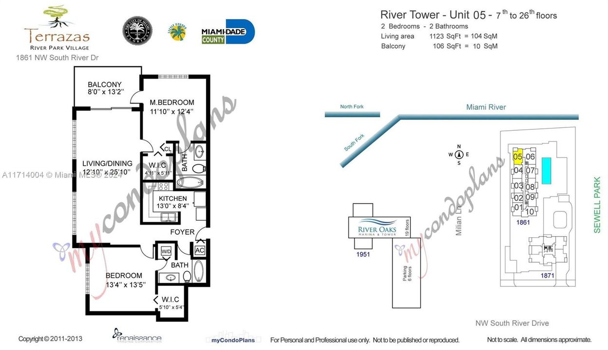 For Sale: $420,000 (2 beds, 2 baths, 1022 Square Feet)