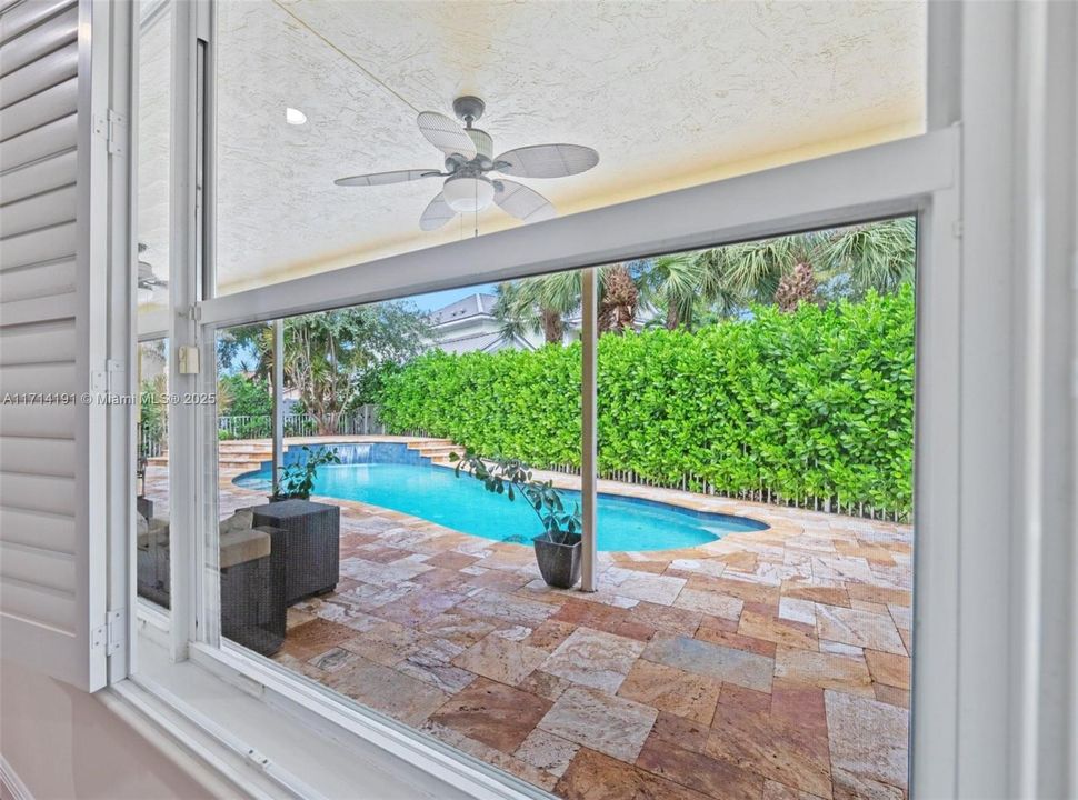 Pool View from Primary Bedroom