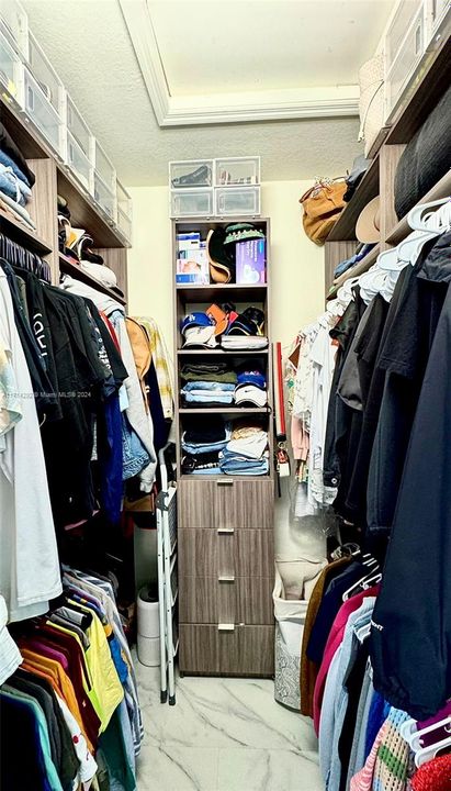 Master closet