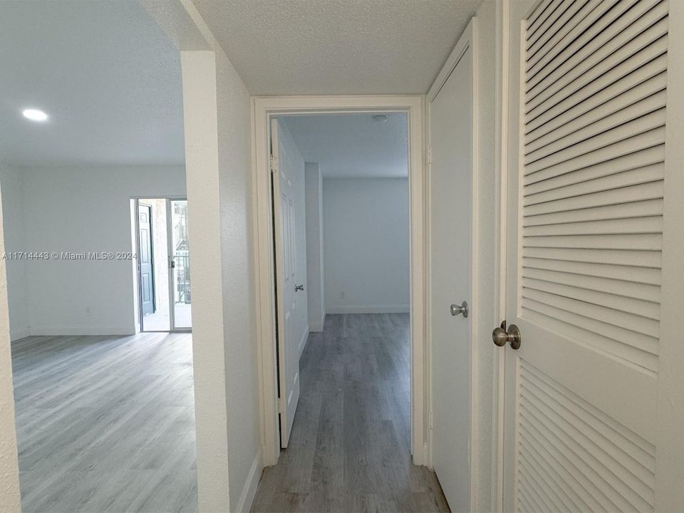 Hall Between Bathroom and Bedroom