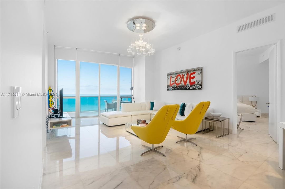 Oceanfront Living Room