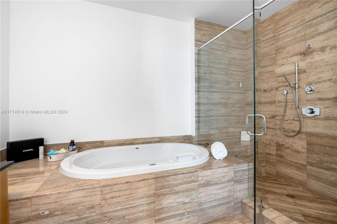 Jacuzzi Tub & Separate Stand Up Shower