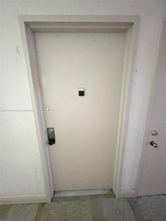 Apartment door entrance