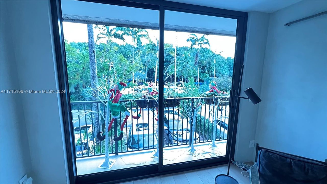 View of Pool from Second Bedroom Sitting Area