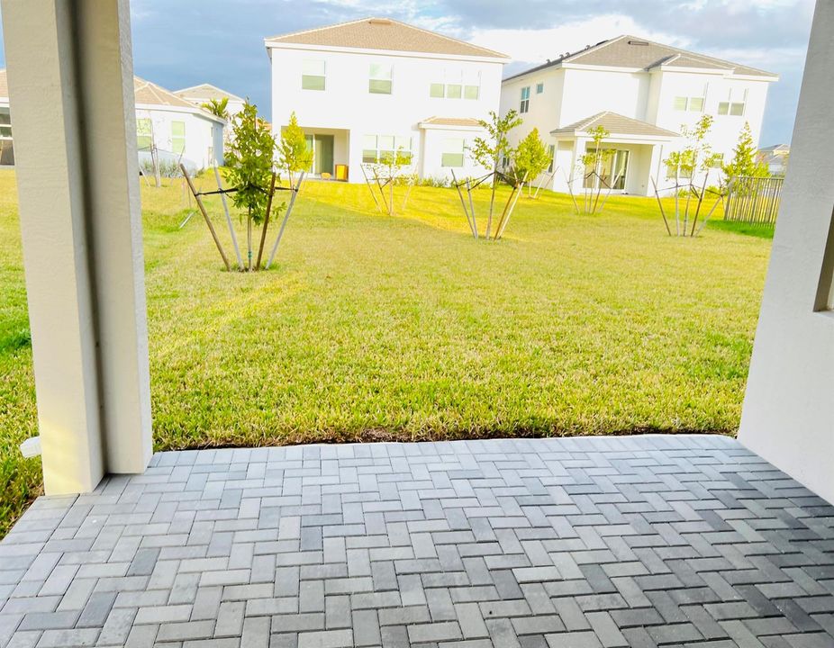 Back open patio