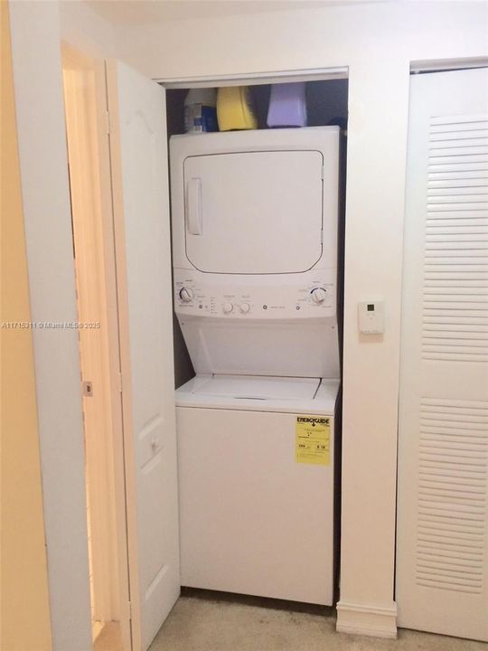 NEW WASHER & DRYER INSIDE UNIT