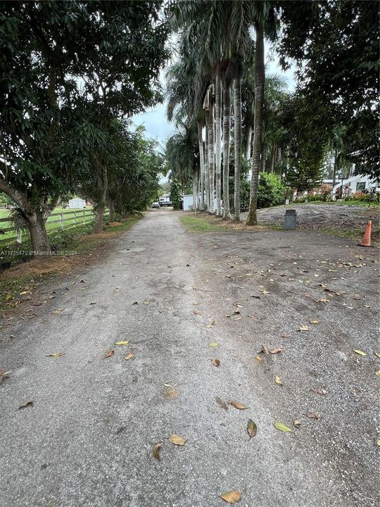 Driveway entrance