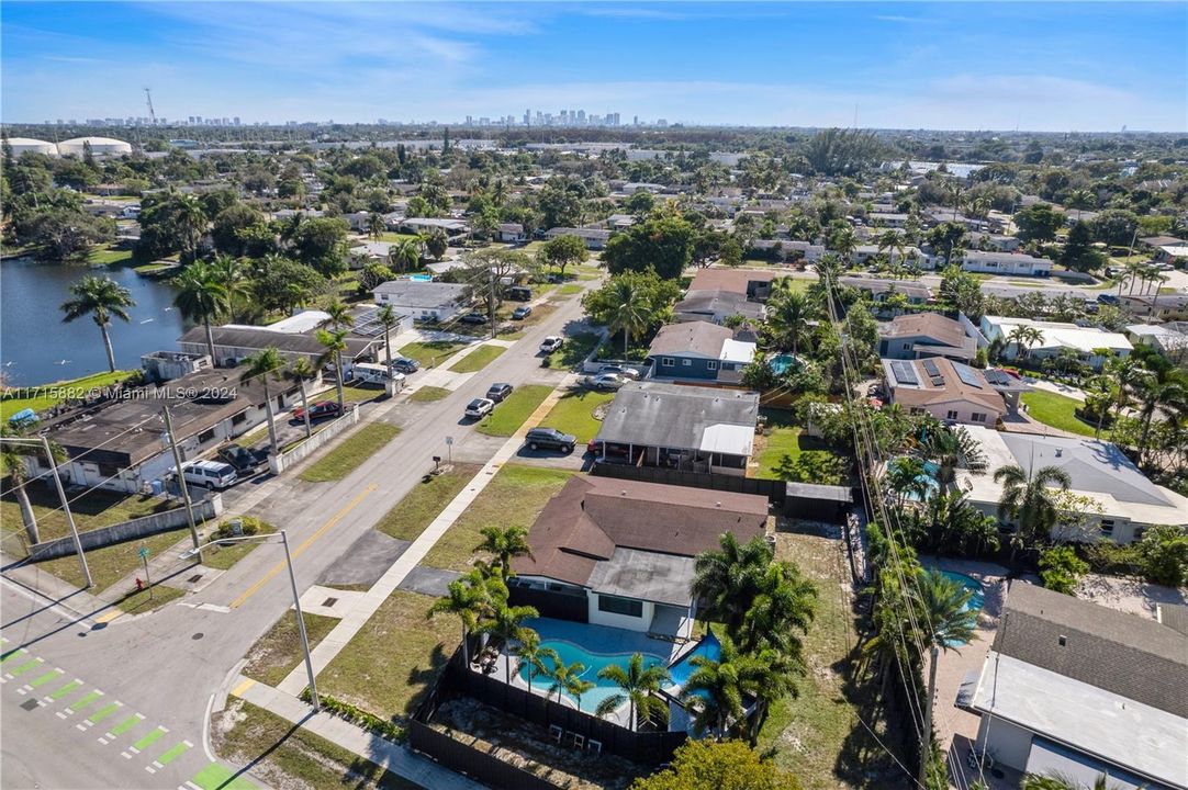 Looking South. What a great home for entertaing!