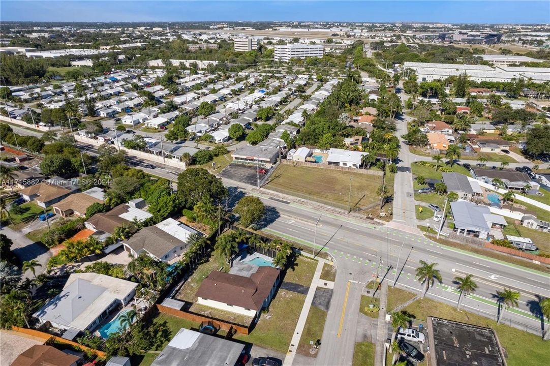 Looking North with one of the largest yards in the neighborhood