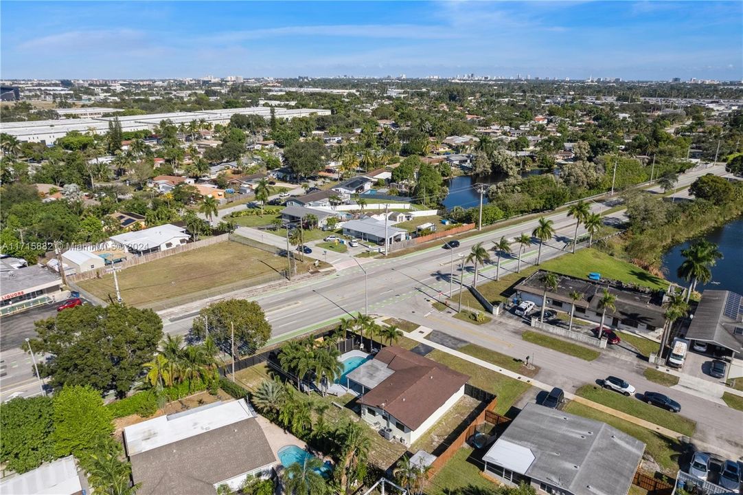 Looking Northeast in large 10,700 SQ FT lot!