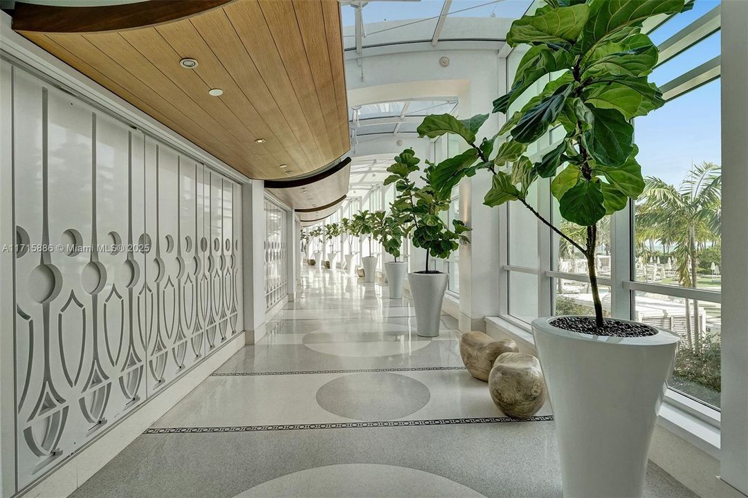 Hotel hallway