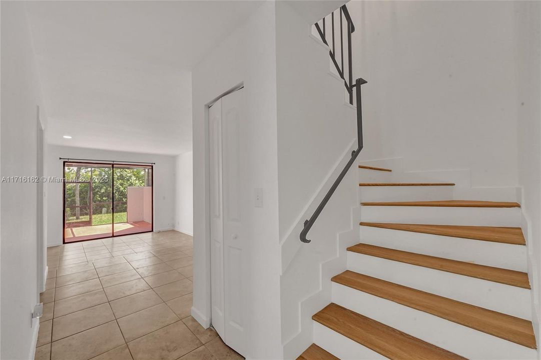 STAIRS AND STORAGE CLOSET