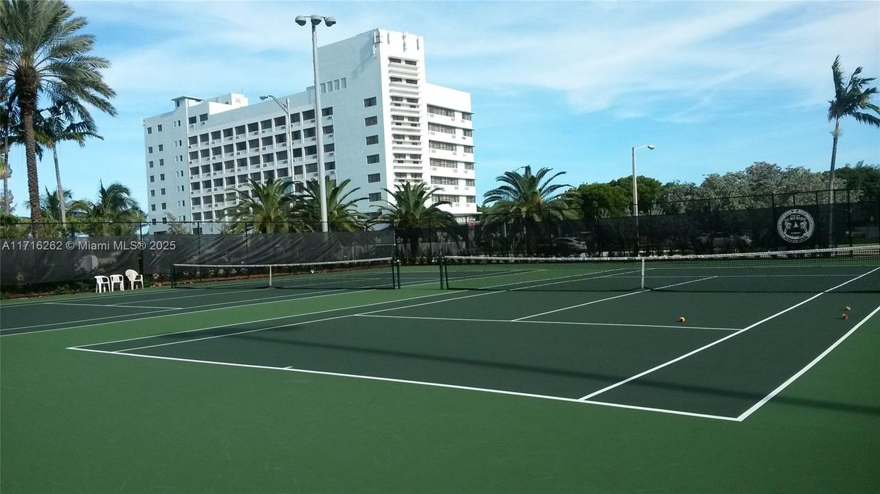 Tennis courts