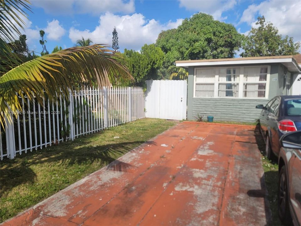 front driveway