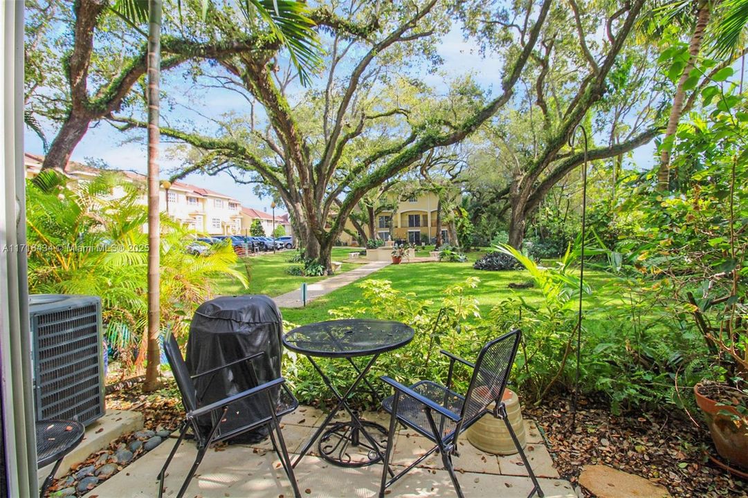 Your patio off the 3rd bedroom / ground level.