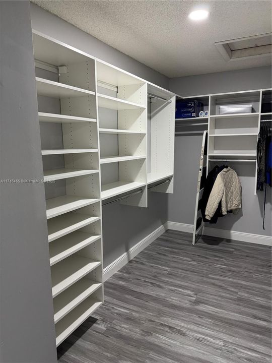 Master Walk-in Closet