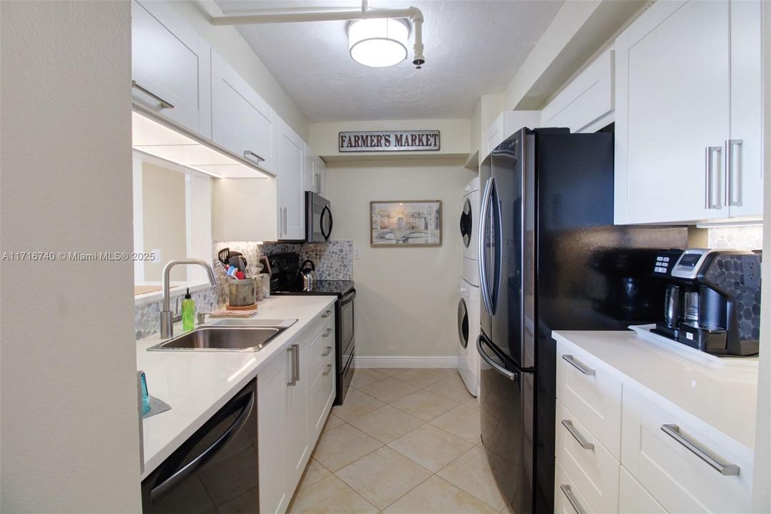 Modern stylish and renovated kitchen.