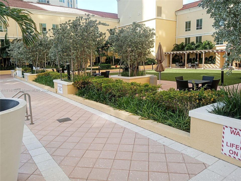 Walking area