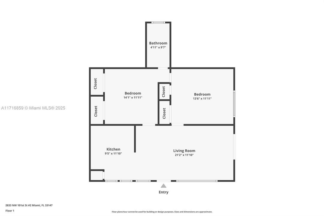 В аренду: $2,450 (2 спален, 1 ванн, 1500 Квадратных фут)