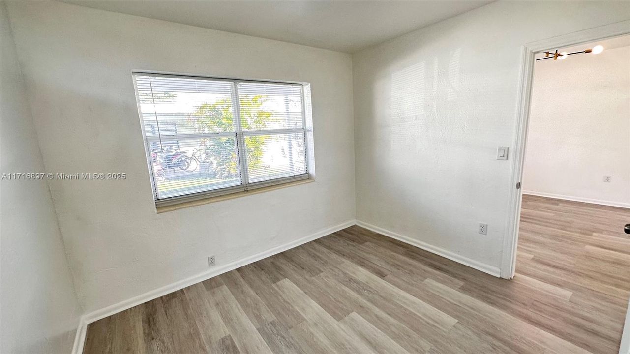 Bedroom with closet