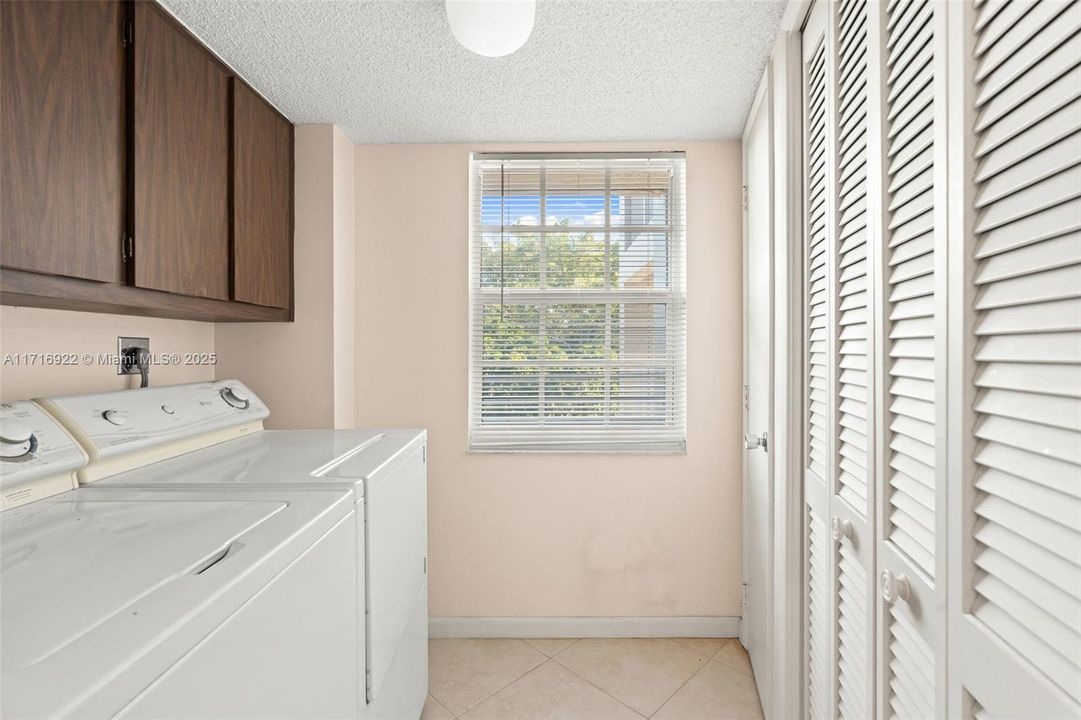 Laundry located off the Kitchen