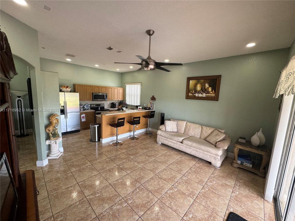 Kitchen & Family room