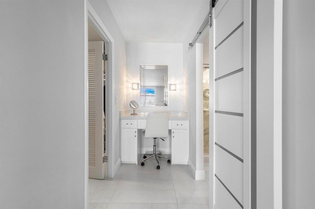 dressing area