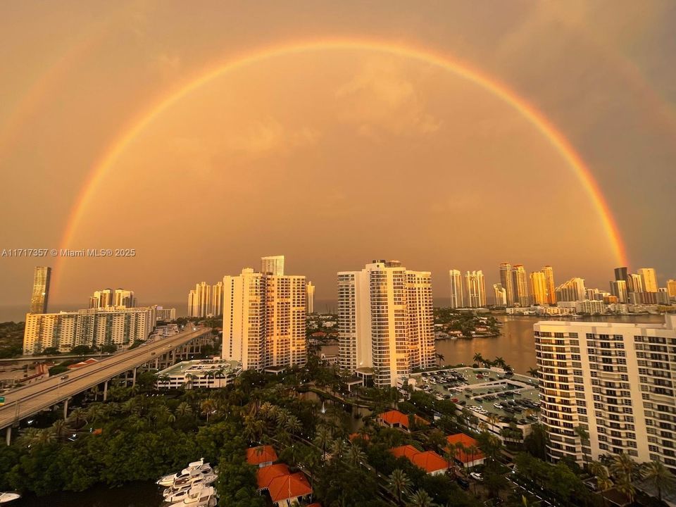 You can enjoy nature's beauty from your balcony.