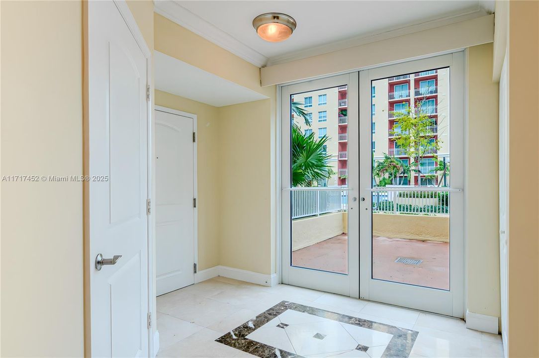 Foyer and Terrace with Pool Deck