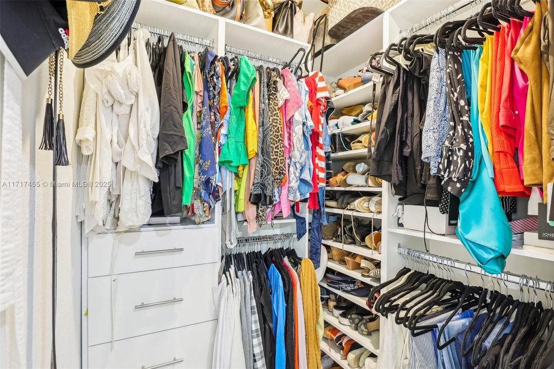 Master closet