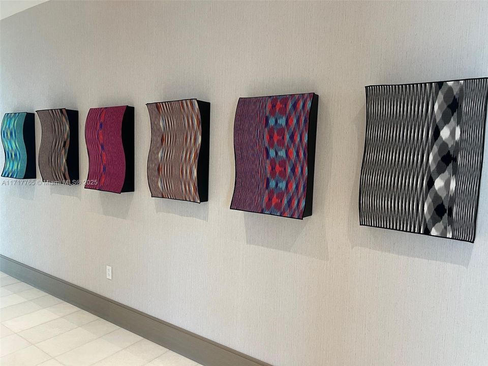 Missoni Art pieces scattered throughout