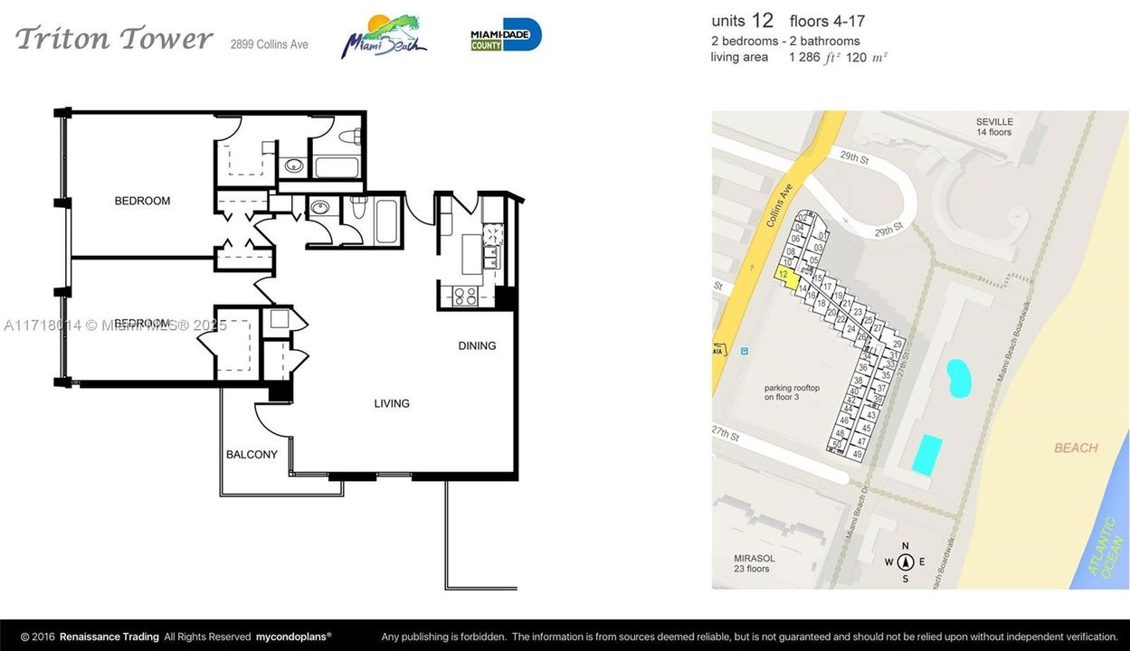 En Venta: $575,000 (2 camas, 2 baños, 1286 Pies cuadrados)