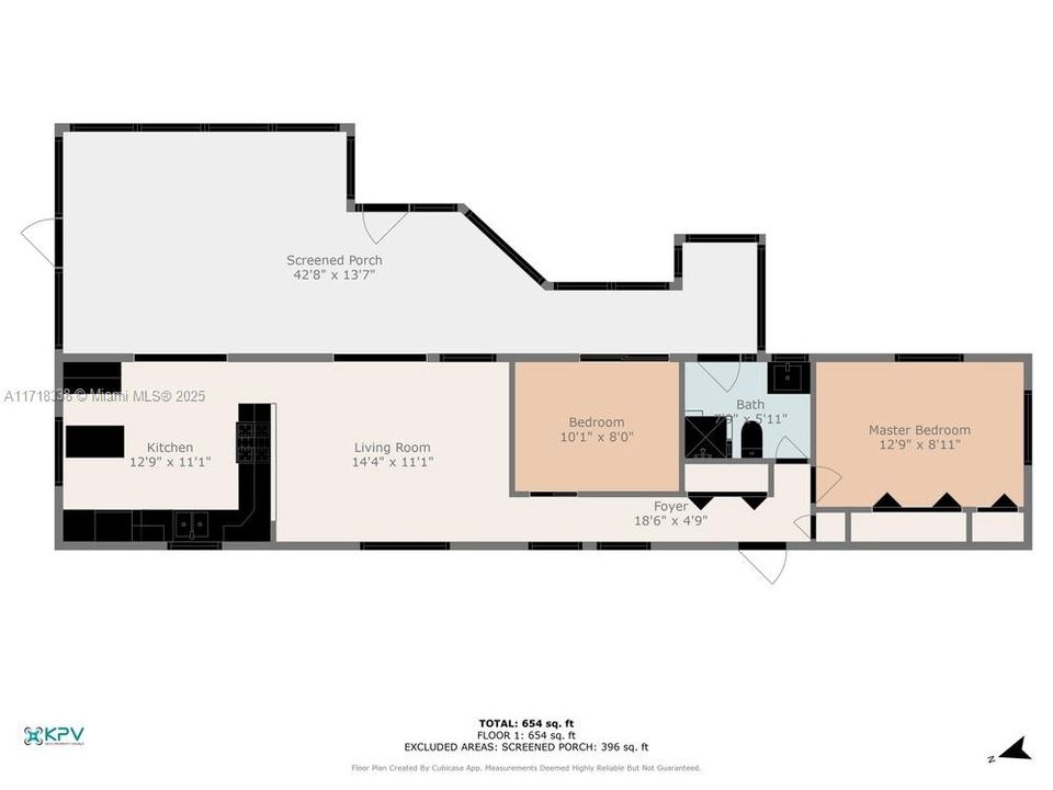 Recently Sold: $550,000 (2 beds, 1 baths, 720 Square Feet)