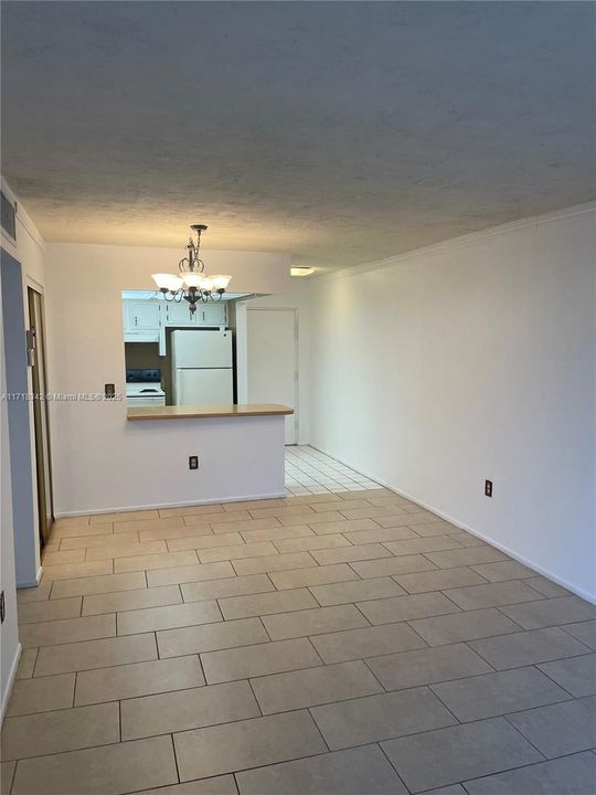 The Kitchen. Photo is from the Living Room.